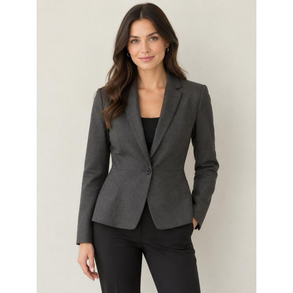 Grey Fit Women Blazer